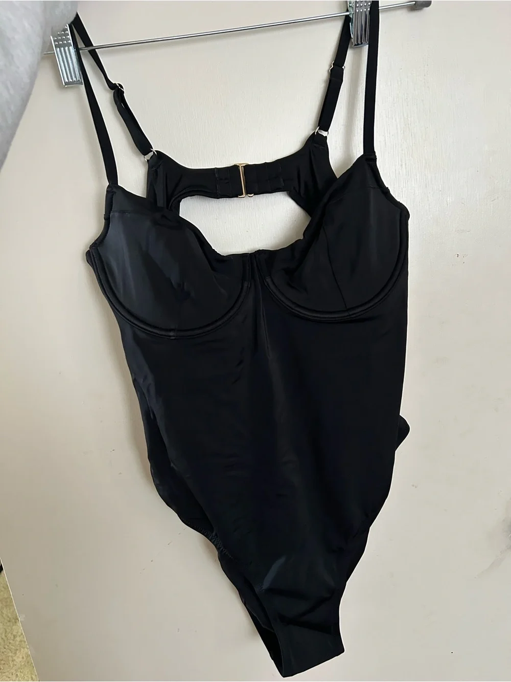 Victoria's Secret Black One-Piece Swimsuit with Adjustable Straps